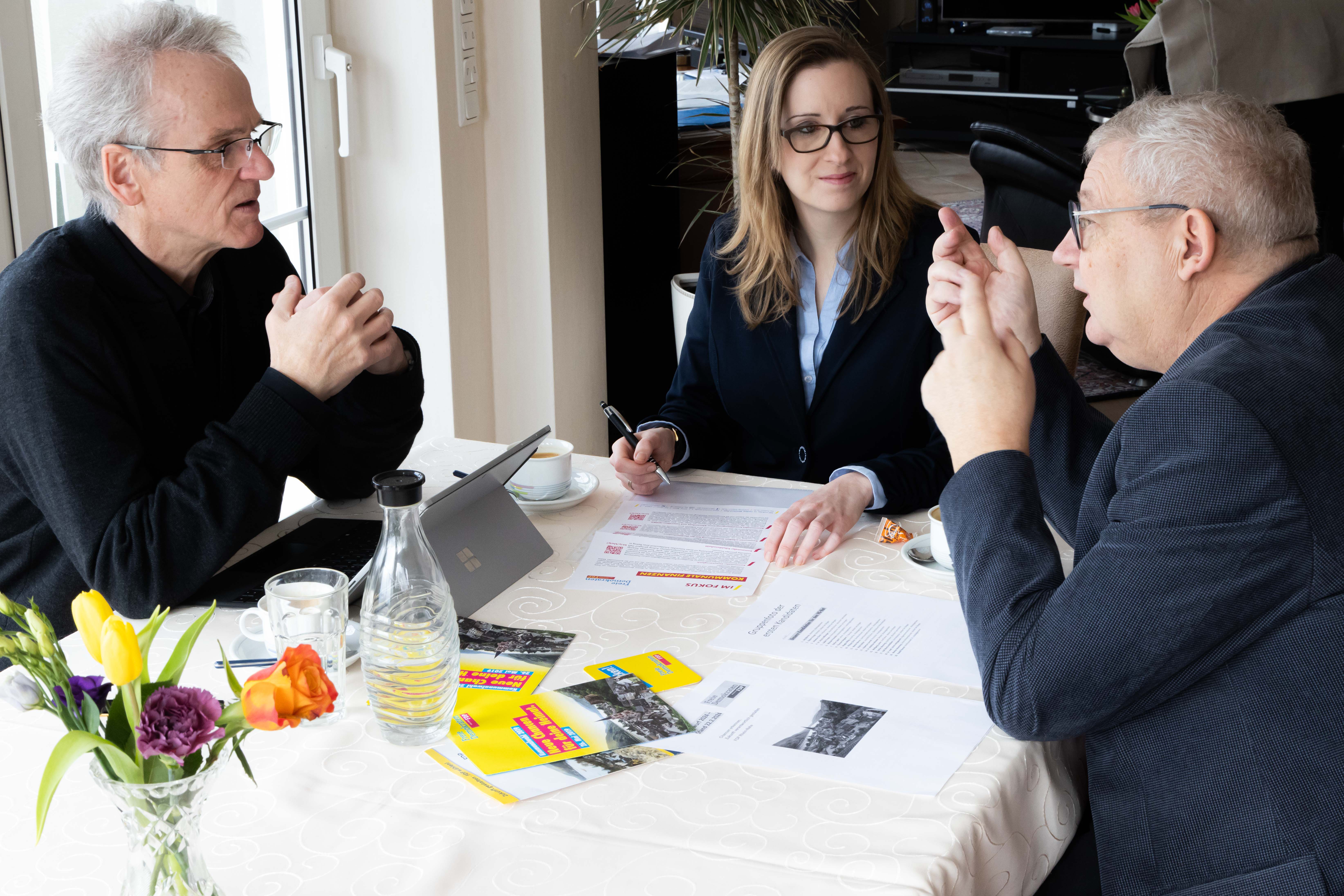v.l.: Jörg Berres, Johanna Christ, Rainer Kropp