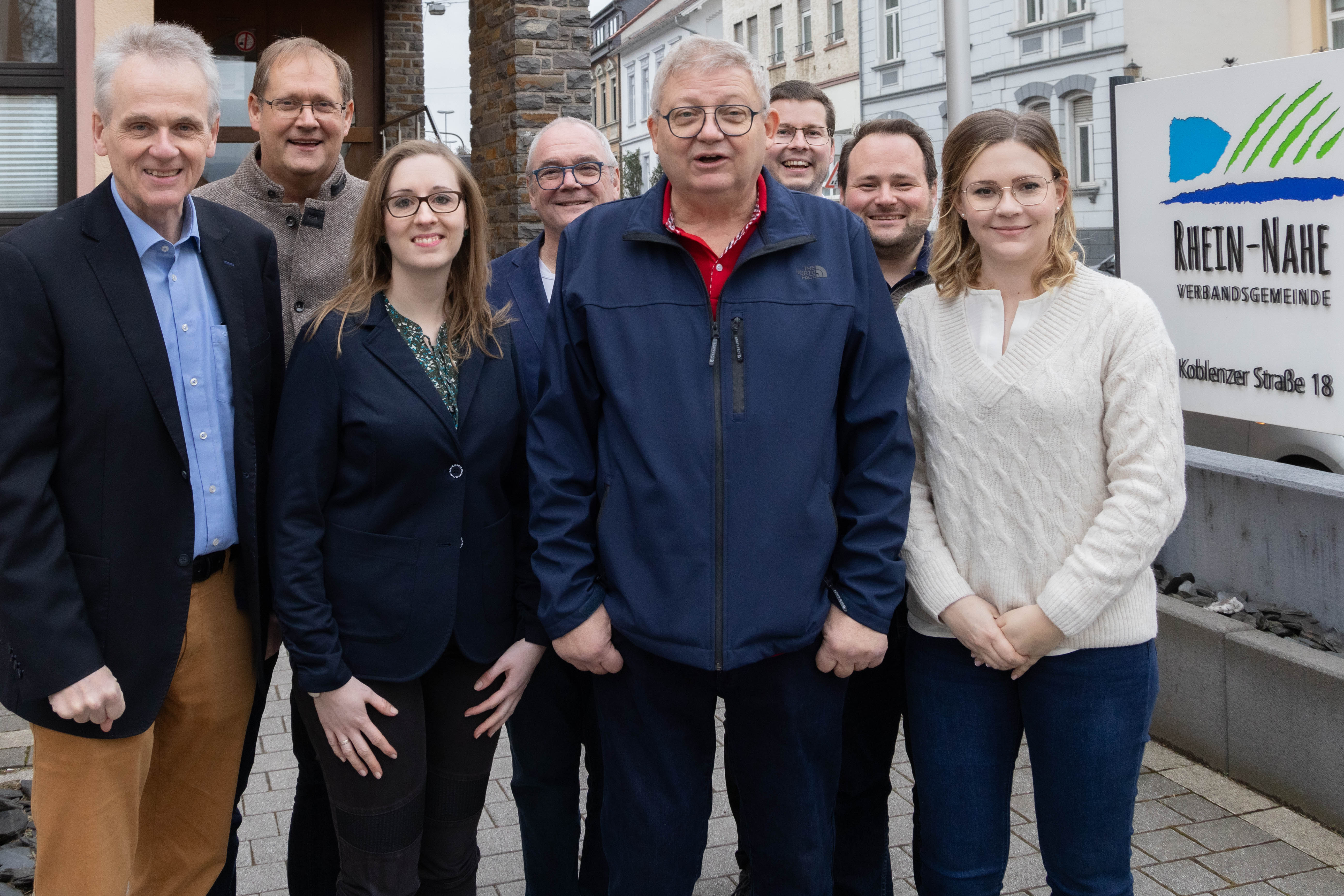 v.l. Jörg Berres, Dr. Jörg Straßburger, Johanna Christ, Stefan Egold, Rainer Kropp, Philipp Christ, Thorsten Biegner, Isabel Kropp 