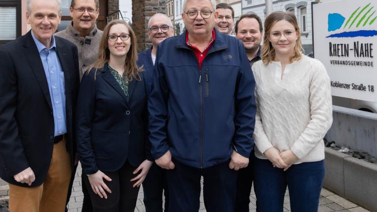 v.l. Jörg Berres, Dr. Jörg Straßburger, Johanna Christ, Stefan Egold, Rainer Kropp, Philipp Christ, Thorsten Biegner, Isabel Kropp